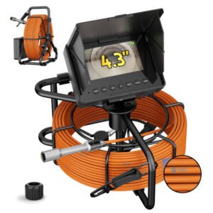 Sewer Pipe Inspection Video Camera Rain Sewer Pipeline Industrial Endoscope 4.3" Monitor SRP43-D18 - Image 6